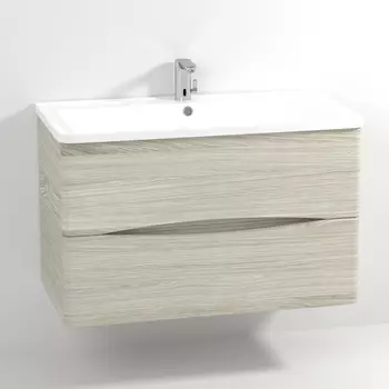 Тумба с раковиной Vod-Ok Adel 90 подвесная, ореховый дубослив