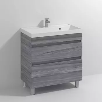 Тумба с раковиной Vod-Ok Best 80 напольная, лиственница