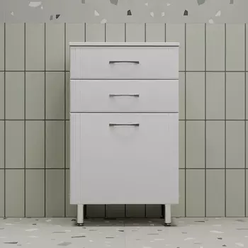 Тумба Style Line Эко Стандарт ТН 50 с 3 ящиками, белая ЛС-00002330