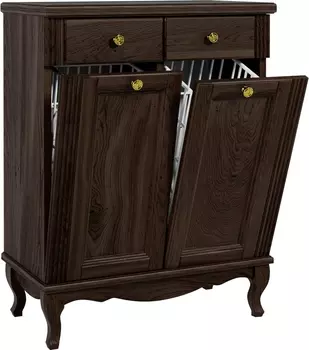 Тумба ValenHouse Лиора 65 с 2 бельевыми корзинами, кальяри, фурнитура золото L65_2KКDКЗ