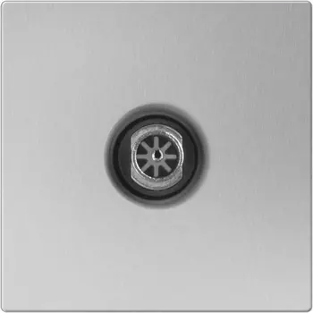 ТВ-розетка проходная серебряный WL06-TV-2W 4690389073496