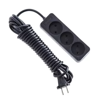 Удлинитель (UL-00003605) 3гн х 5м б/з Uniel Standard S-CD3-5 Black