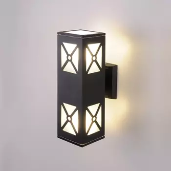 Уличный настенный cветильник Elektrostandard 1405 Techno черный 4690389131912