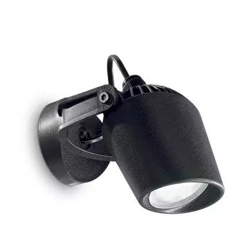 Уличный настенный светильник Ideal Lux Minitommy AP Nero 3000K