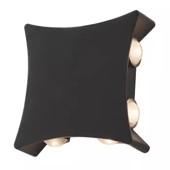 Уличный настенный светодиодный светильник Elektrostandard 1631 Techno LED чёрный 4690389157769