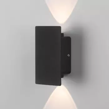 Уличный настенный светодиодный светильник Elektrostandard Mini Light 35154/D черный a060883 4690389188497