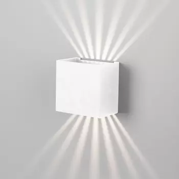 Уличный настенный светодиодный светильник Elektrostandard Sole 35149/D белый 4690389184253