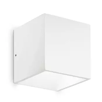 Уличный настенный светодиодный светильник Ideal Lux Rubik Ap1 Bianco 4000K 149745