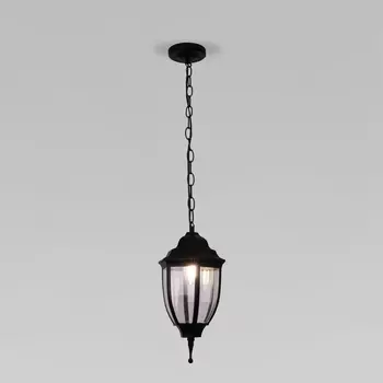 Уличный подвесной cветильник Elektrostandard Feba 35147/H черный a058031 4690389180927