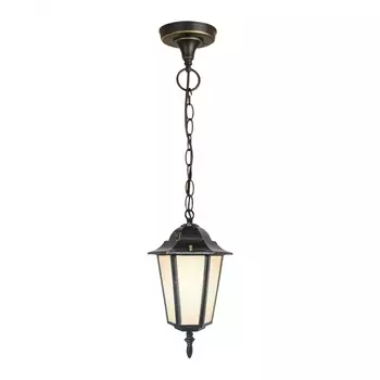 Уличный подвесной светильник Elektrostandard 1004H черное золото 4690389085703