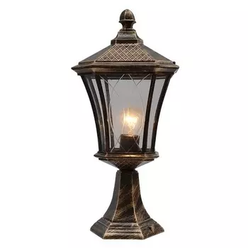 Уличный светильник Elektrostandard Virgo S черное золото 4690389064920