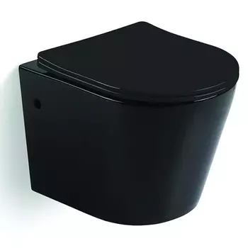 Унитаз CeramaLux B2330В подвесной с сиденьем Микролифт B2330B