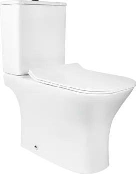 Унитаз-компакт BOND Cube F07-00 безободковый, c микролифтом