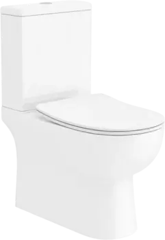 Унитаз-компакт BOND Oval F02-00 безободковый, c микролифтом