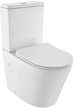 Унитаз-компакт BOND Oval F03-00 безободковый, c микролифтом