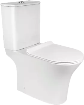 Унитаз-компакт BOND Oval F06-00 безободковый, с микролифтом