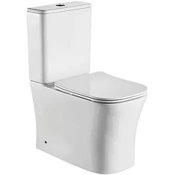 Унитаз компакт CeramaLux 1218A с бачком и сиденьем Микролифт