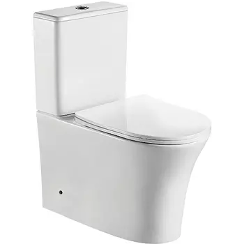 Унитаз компакт CeramaLux 1219A с бачком и сиденьем Микролифт