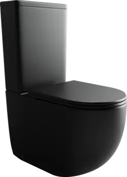 Унитаз-компакт Ceramica Nova Metropol CN4001MB черный матовый
