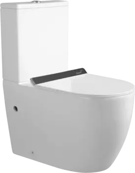 Унитаз-компакт Cerutti SPA Orlter Tornado CT10097 безободковый, с микролифтом, белый