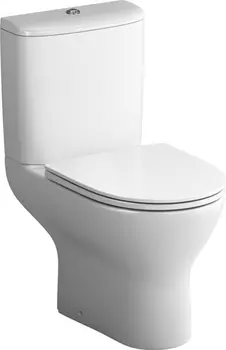 Унитаз-компакт Damixa Palace Grand 468600SC безободковый, с сиденьем микролифт