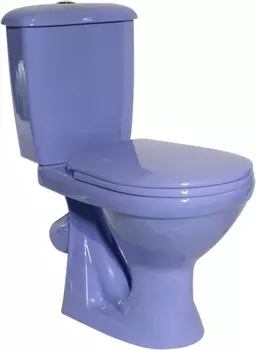 Унитаз-компакт Оскольская керамика Суперкомпакт Стандарт сиреневый 44935130422