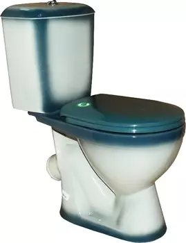 Унитаз-компакт Rosa Лира зелёный Вн УнЗ10 (423221)