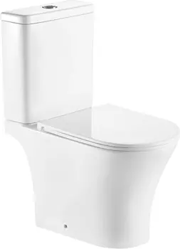 Унитаз-компакт SantiLine SL-5010 безободковый, с микролифтом