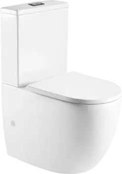 Унитаз-компакт Weltwasser WW Merzbach 011GL-WT безободковый, с микролифтом, слив торнадо, белый глянцевый 10000012089