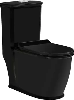 Унитаз-моноблок SantiLine SL-5019МB безободковый, с микролифтом