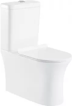 Унитаз напольный BelBagno Ancona BB1224CPR-P безободковый