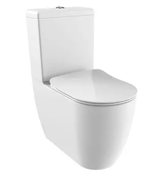 Унитаз напольный Creavit Free FE360 к стене, с биде FE360 + MA410 + KC0903 + IT5130