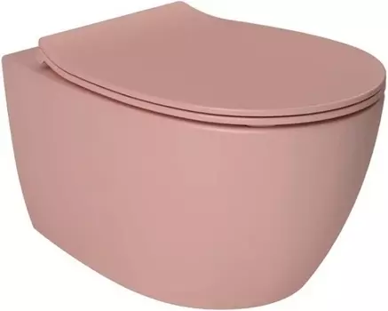 Унитаз подвесной Allen Brau Fantasy 4.11004.SM розовая