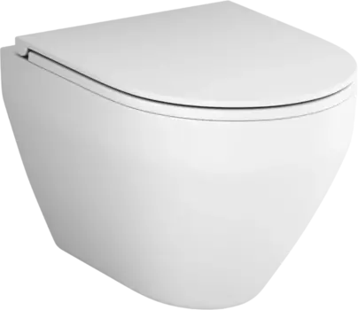 Унитаз подвесной Am.Pm Spirit V2.0 FlashClean с микролифтом, белый матовый C701700MWSC