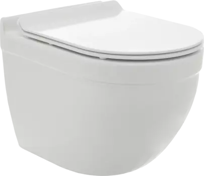 Унитаз подвесной AQUAme AQM2006 безободковый, с микролифтом