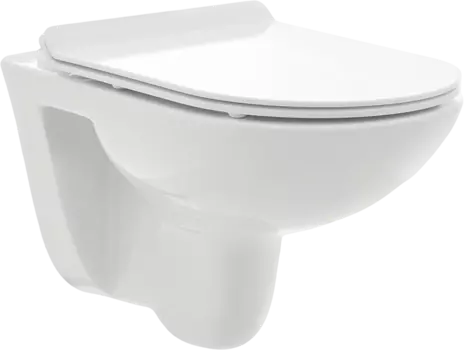 Унитаз подвесной AQUAme AQM2008 безободковый, с микролифтом