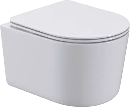 Унитаз подвесной Art&Max Bolzano AM001CHR/SC с микролифтом, белый