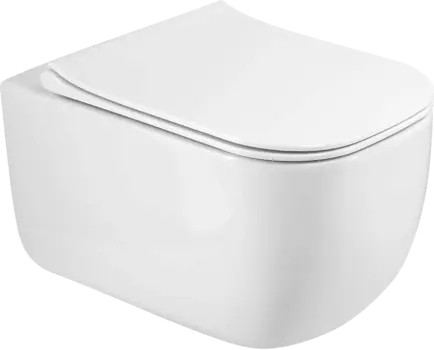 Унитаз подвесной Art&Max Monza AM232CHR/SC с микролифтом, белый