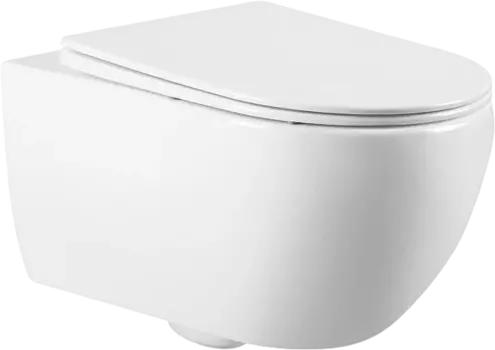 Унитаз подвесной Art&Max Siena AM221CHR/SC с микролифтом, белый