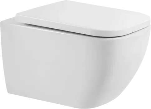 Унитаз подвесной BelBagno Alpina BB10100CHR/SC безободковый, с микролифтом