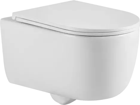 Унитаз подвесной Berges Tornas Rimless 082137 безободковый, с микролифтом