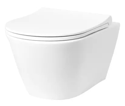 Унитаз подвесной безободковый Creto Logan L3 белый 1003-001-L3W