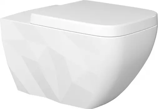 Унитаз подвесной Bien Kristal безободковый, с биде 70KAP60N1BM