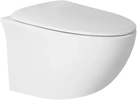 Унитаз подвесной BOND Oval F05-10 безободковый, с микролифтом