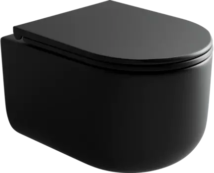 Унитаз подвесной Ceramica Nova Ulma Rimless CN4006MB черный матовый