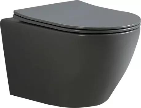 Унитаз подвесной Esbano Amapola ESUPAMAPGM серый матовый