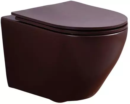 Унитаз подвесной Esbano Azalea ESUPAZALCM кофе матовый