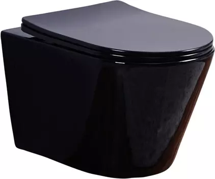 Унитаз подвесной Esbano Clavel ESUPCLAVB чёрный глянец