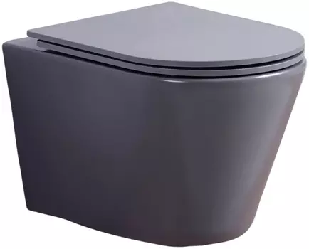 Унитаз подвесной Esbano Clavel ESUPCLAVGM серый матовый