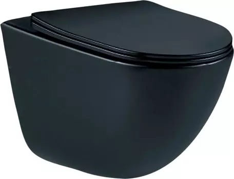 Унитаз подвесной Esbano Lotus ESUPLOTUBM черный матовый